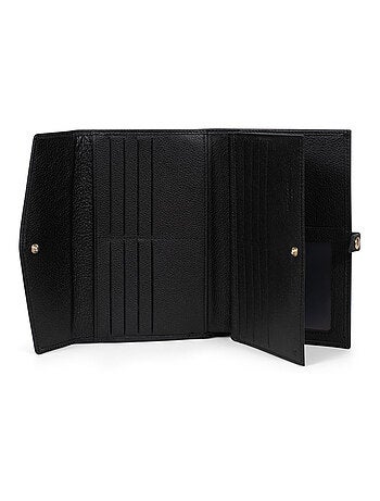 Compagnon de voyage 2 volets stop rfid cuir luna hexagona