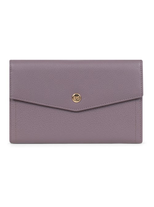 Compagnon de voyage  2 volets  stop rfid  cuir luna hexagona - Kiabi