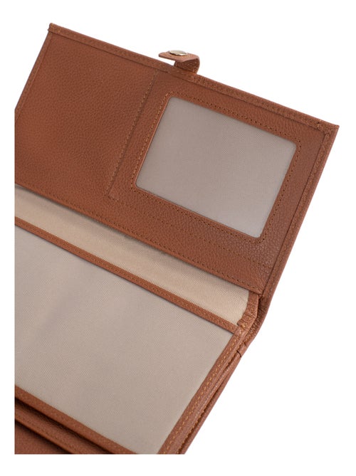 Compagnon de voyage  2 volets  Stop RFID  Cuir LUNA - Kiabi