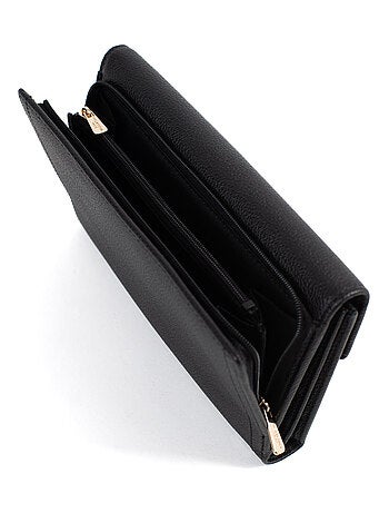 Compagnon de voyage 2 volets Stop RFID Cuir LUNA