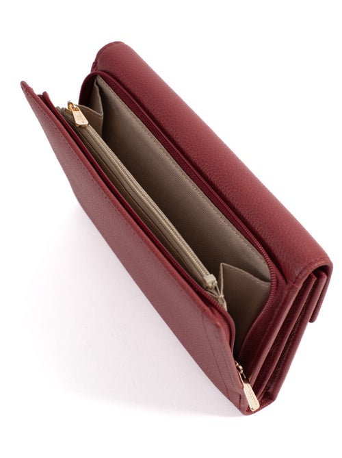 Compagnon de voyage  2 volets  Stop RFID  Cuir LUNA - Kiabi