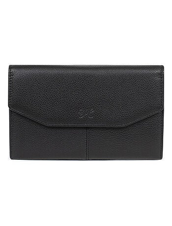 Compagnon de voyage 2 volets Stop RFID Cuir PARISIENNE