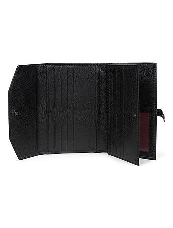Compagnon de voyage 2 volets Stop RFID Cuir PARISIENNE