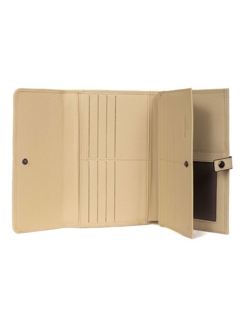 Compagnon de voyage  2 volets  Stop RFID  Cuir SAUVAGE - Kiabi