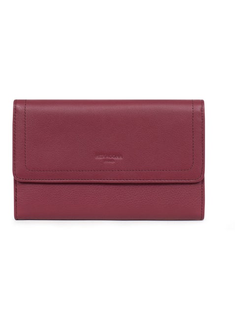 Compagnon de voyage  2 volets  Stop RFID  Cuir SAUVAGE - Kiabi