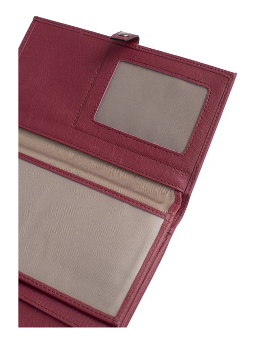 Compagnon de voyage  2 volets  Stop RFID  Cuir SAUVAGE - Kiabi