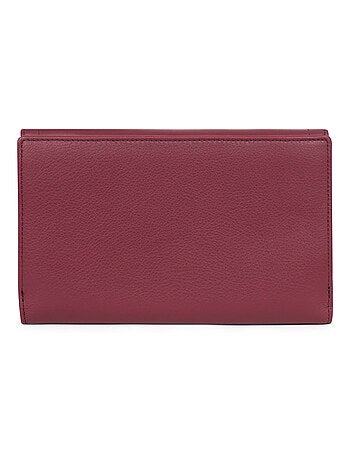 Compagnon de voyage 2 volets stop rfid cuir sauvage hexagona