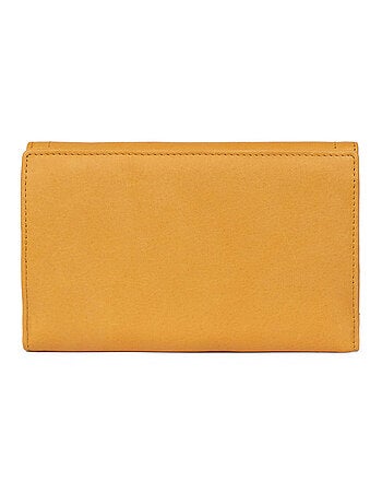 Compagnon de voyage 2 volets stop rfid cuir sauvage hexagona