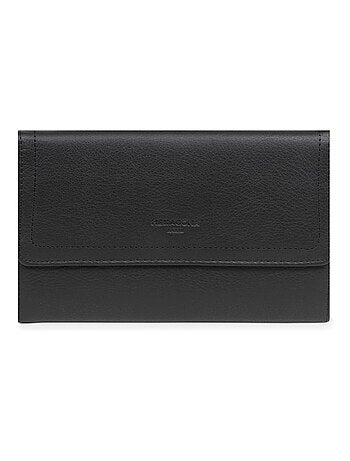 Compagnon de voyage 2 volets stop rfid cuir sauvage hexagona