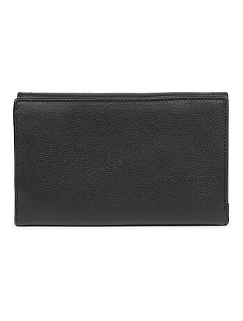 Compagnon de voyage 2 volets stop rfid cuir sauvage hexagona