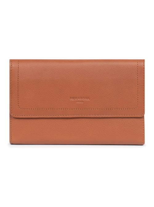 Compagnon de voyage  2 volets  Stop RFID  Cuir SAUVAGE - Kiabi