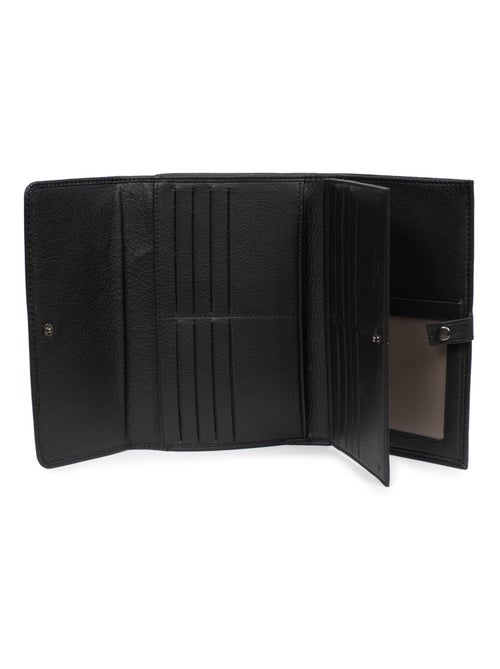 Compagnon de voyage  2 volets  Stop RFID  Cuir SAUVAGE - Kiabi