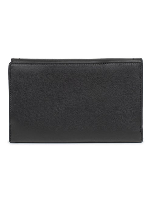 Compagnon de voyage  2 volets  Stop RFID  Cuir SAUVAGE - Kiabi