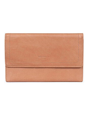 Compagnon de voyage 2 volets Stop RFID Cuir SAUVAGE