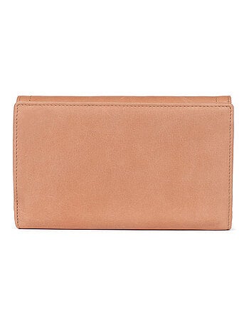 Compagnon de voyage 2 volets Stop RFID Cuir SAUVAGE