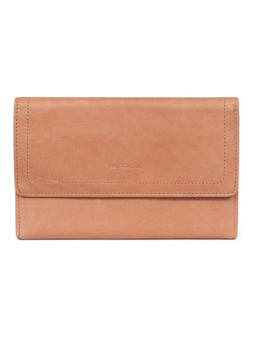 Compagnon de voyage  2 volets  Stop RFID  Cuir SAUVAGE - Kiabi