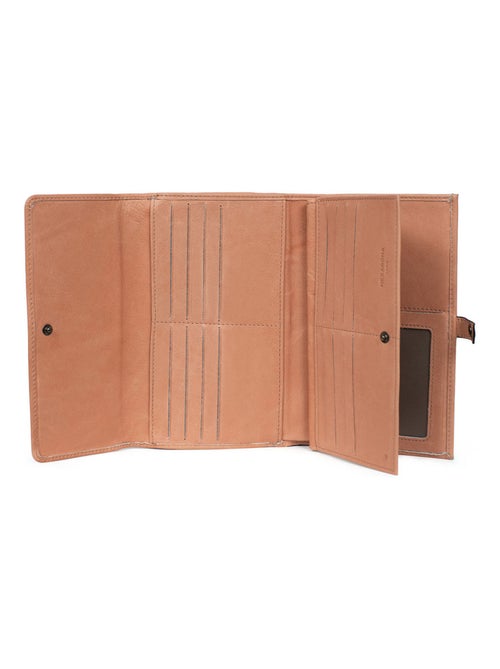 Compagnon de voyage  2 volets  Stop RFID  Cuir SAUVAGE - Kiabi
