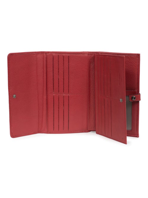 Compagnon de voyage  2 volets  Stop RFID  Cuir SAUVAGE - Kiabi
