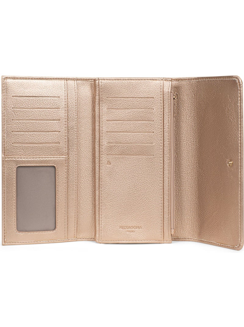 Compagnon de voyage  2 volets  Stop RFID MOLY Doré - Kiabi