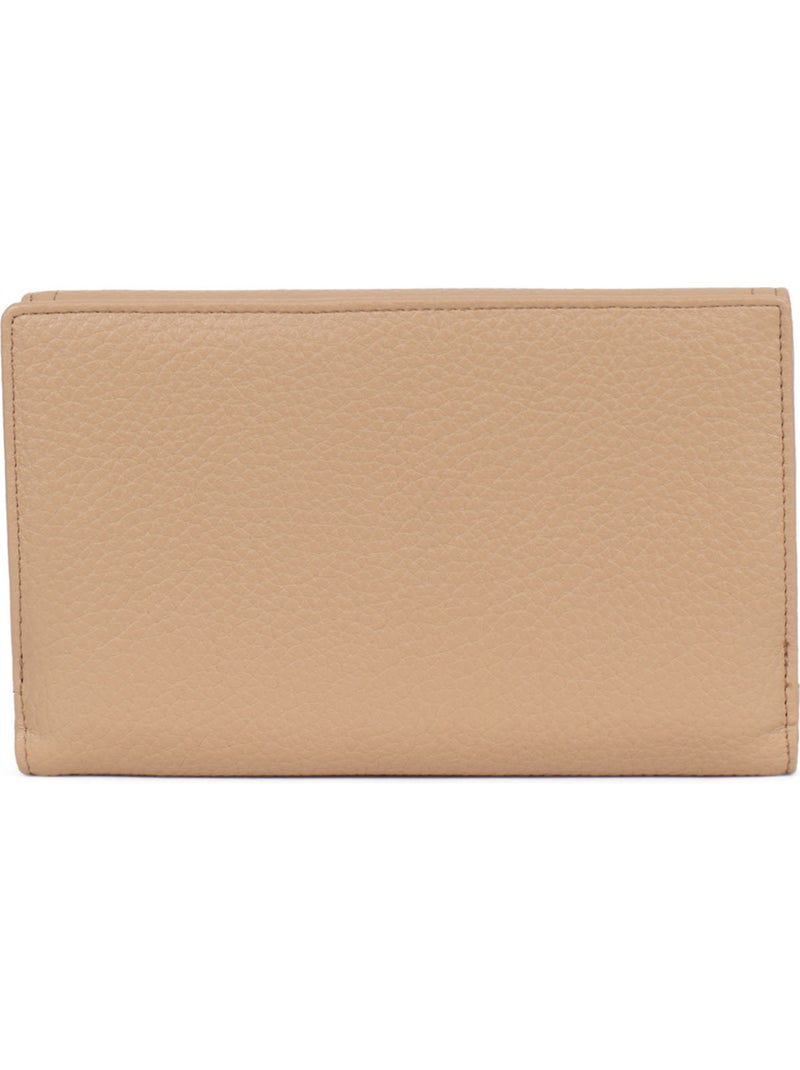 Compagnon de voyage  2 volets  stop rfid zora hexagona Beige sable - Kiabi