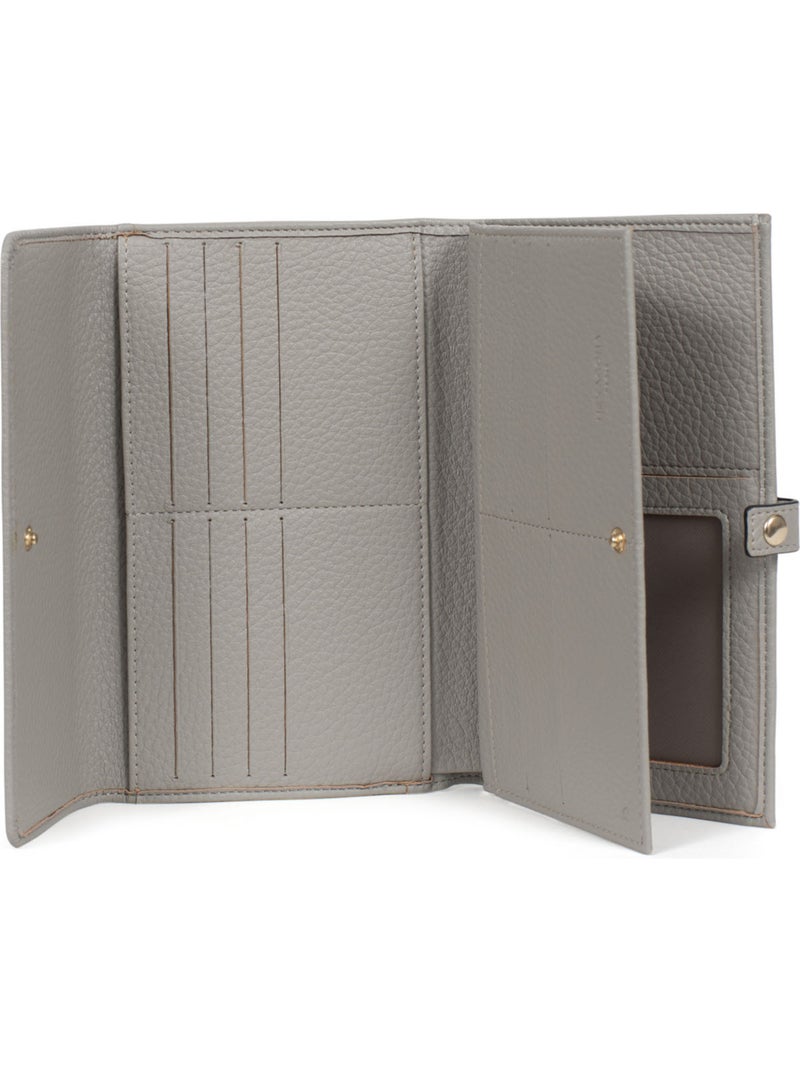 Compagnon de voyage  2 volets  stop rfid zora hexagona Gris clair - Kiabi