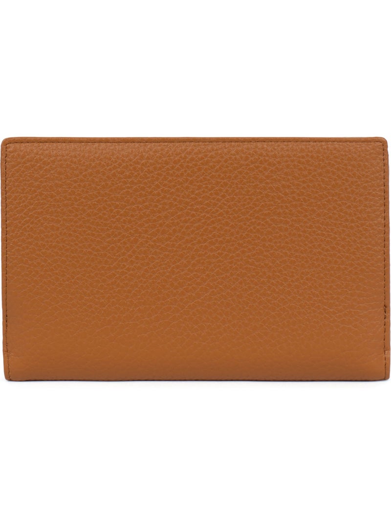 Compagnon de voyage  2 volets  stop rfid zora hexagona Marron caramel - Kiabi