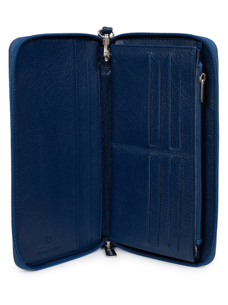 Compagnon de voyage  cuir confort hexagona Bleu - Kiabi