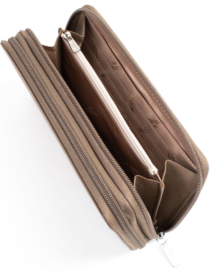 Compagnon de voyage  Cuir CONFORT Marron glacé - Kiabi