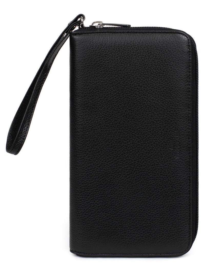 Compagnon de voyage  Cuir CONFORT Noir - Kiabi