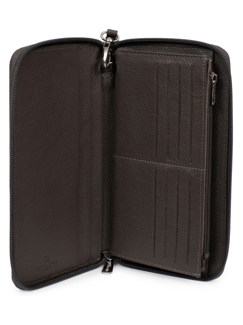Compagnon de voyage  Cuir CONFORT Taupe - Kiabi