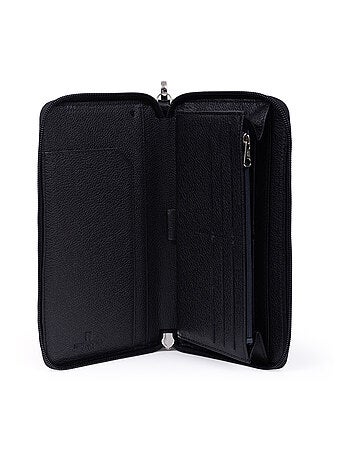 Compagnon de voyage stop rfid cuir duo hexagona