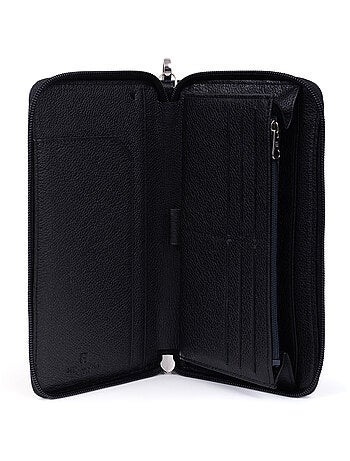 Compagnon de voyage stop rfid cuir duo hexagona