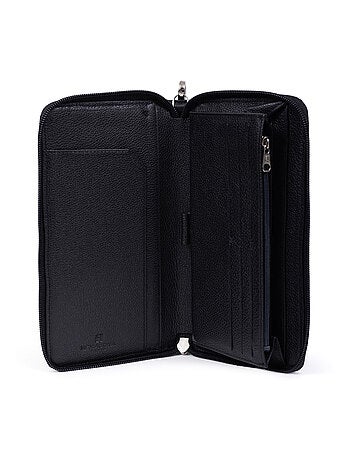Compagnon de voyage stop rfid cuir duo hexagona