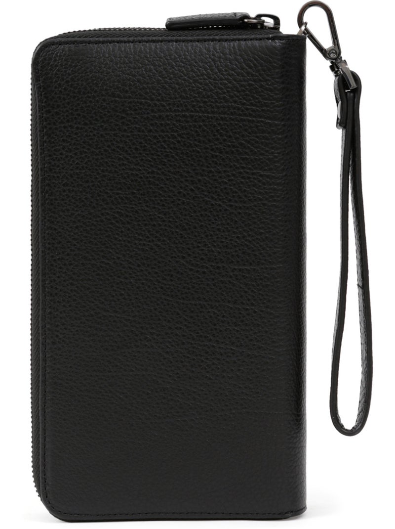 Compagnon de voyage  Stop RFID  Cuir ENCORE Noir - Kiabi