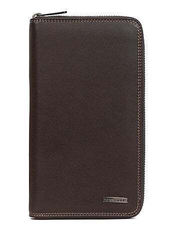 Compagnon de voyage stop rfid cuir sensation hexagona