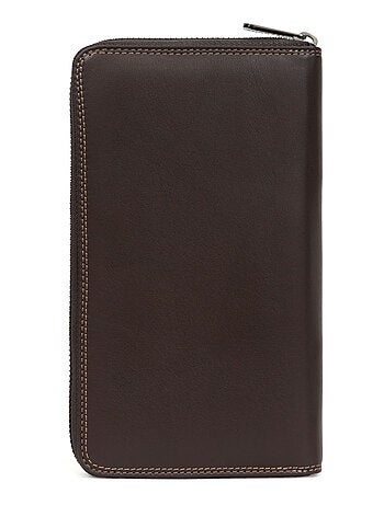 Compagnon de voyage stop rfid cuir sensation hexagona