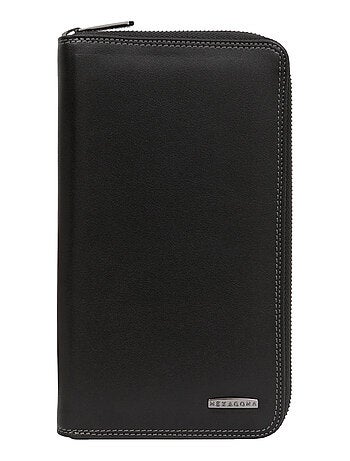 Compagnon de voyage stop rfid cuir sensation hexagona