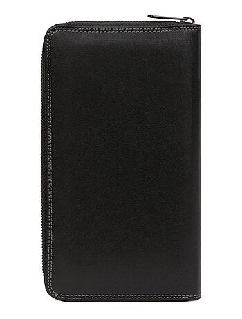 Compagnon de voyage stop rfid cuir sensation hexagona