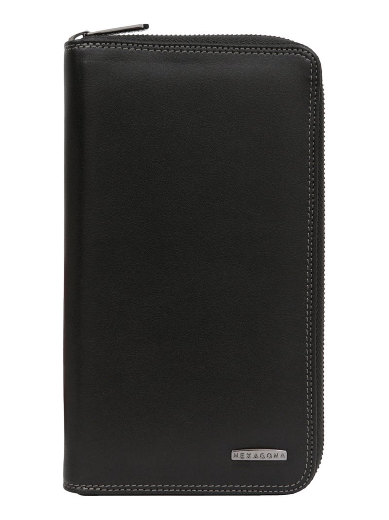Compagnon de voyage  Stop RFID  Cuir SENSATION Noir - Kiabi
