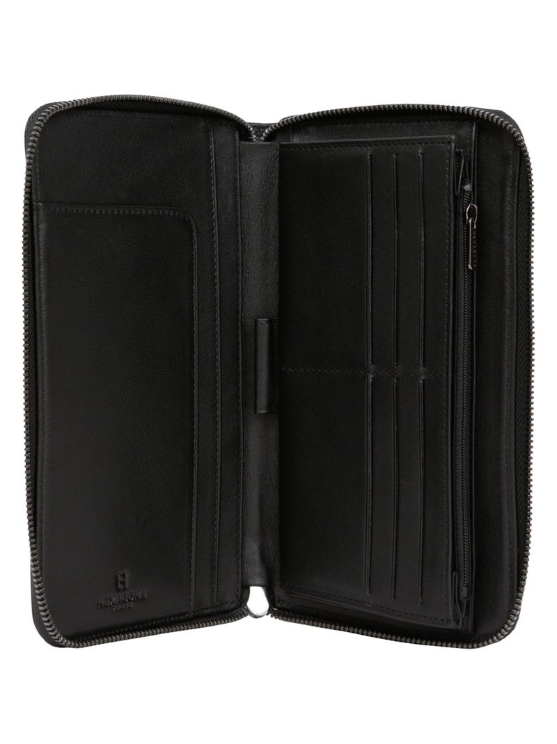 Compagnon de voyage  Stop RFID  Cuir SENSATION Noir - Kiabi