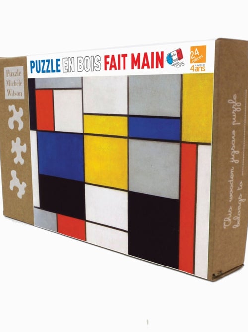Composition 123 de Mondrian - Kiabi