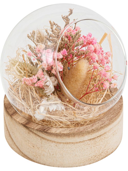 Composition boule fleurs séchées PRIA - Kiabi