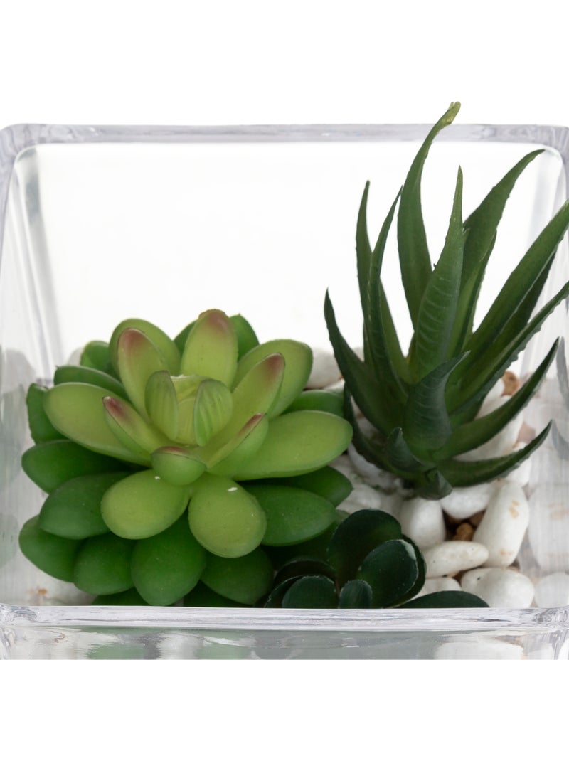 Composition des plantes arificielles YORI Multicolore - Kiabi