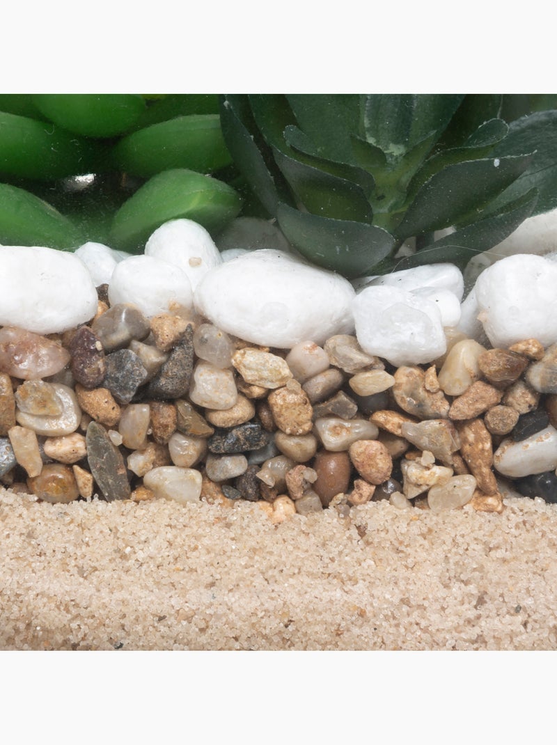 Composition des plantes arificielles YORI Multicolore - Kiabi