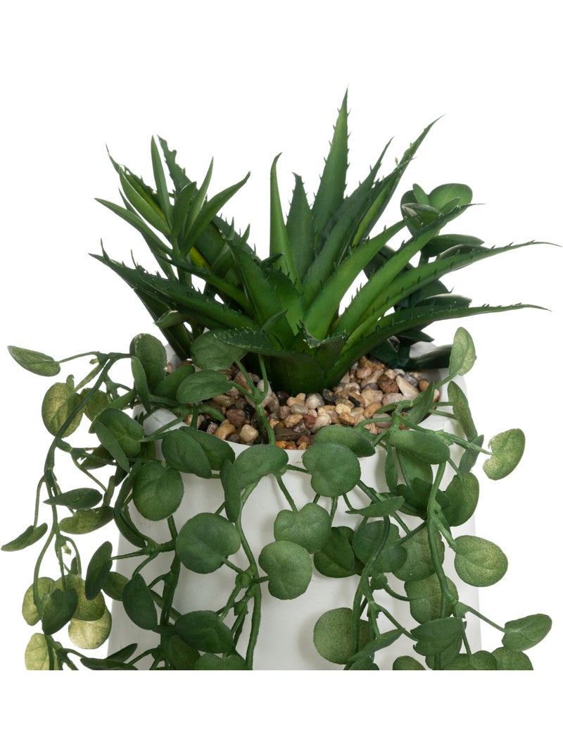 Composition des plantes arificielles YULI Blanc - Kiabi