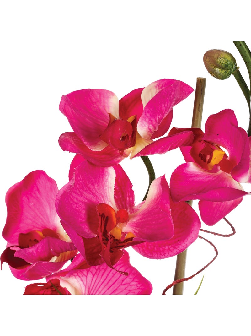 Composition d'orchidées artificielles ORCHIDEE Rose - Kiabi