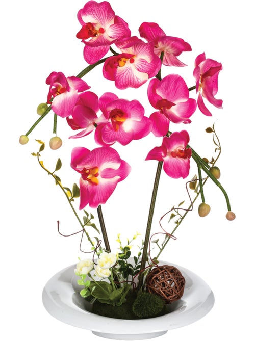 Composition d'orchidées artificielles ORCHIDEE - Kiabi