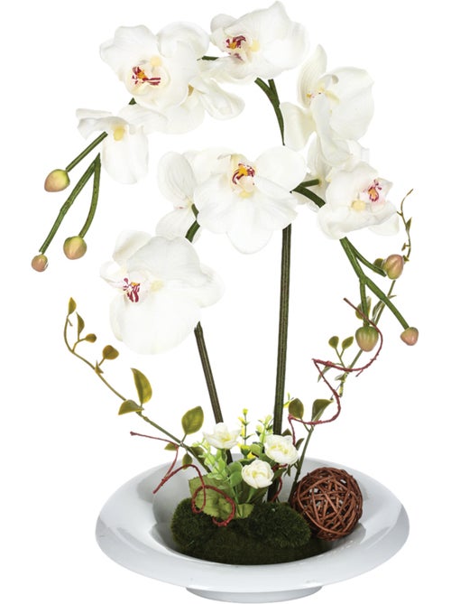 Composition d'orchidées artificielles ORCHIDEE - Kiabi