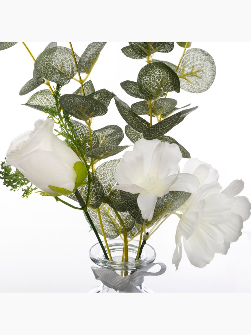 Composition eucalyptus artificielle Blanc - Kiabi