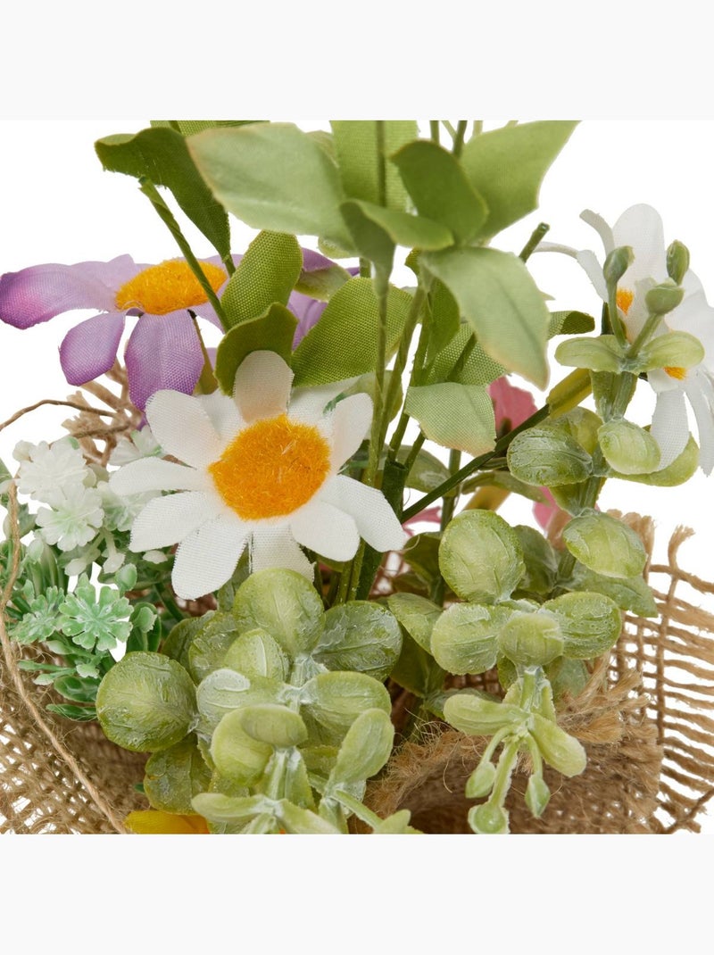 Composition florale Artificielle H 27 cm TAMA Multicolore - Kiabi